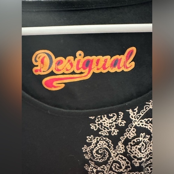 Desigual Long  Sleeve Sequin Shirt/Dress - Picture 3 of 8